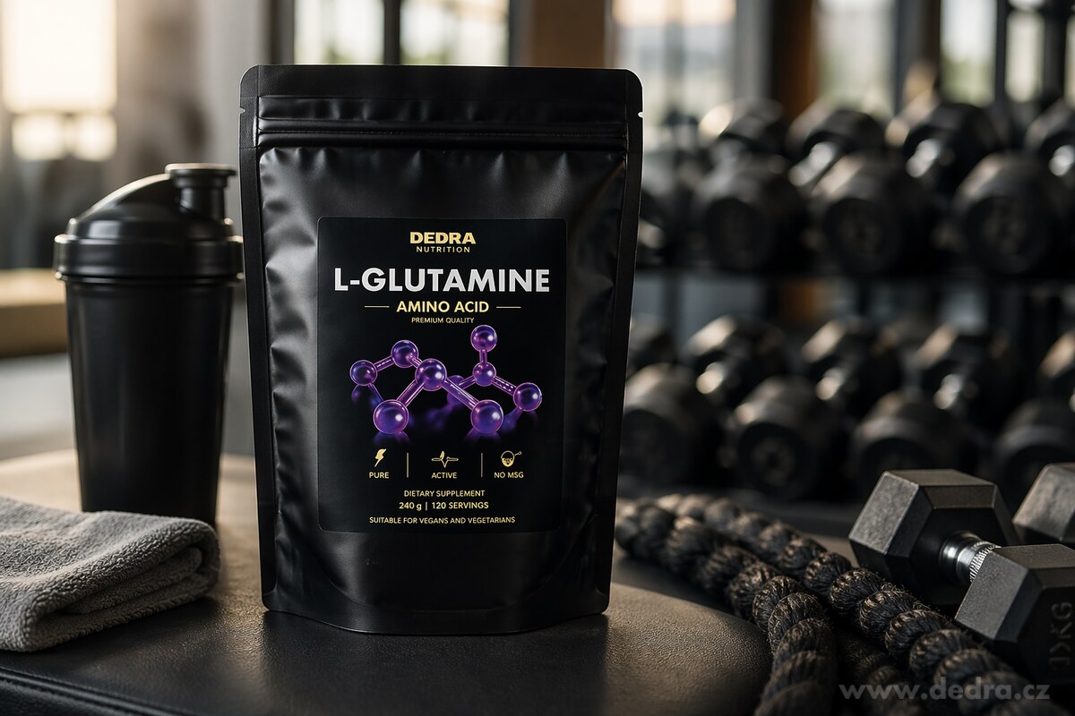 L-GLUTAMIN | prášek | aminokyseliny | doplněk stravy | 500 g
