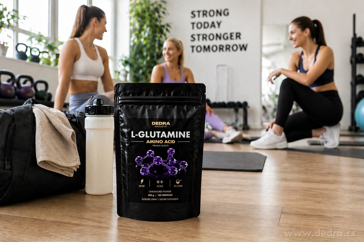 L-GLUTAMIN | prášek | aminokyseliny | doplněk stravy | 500 g
