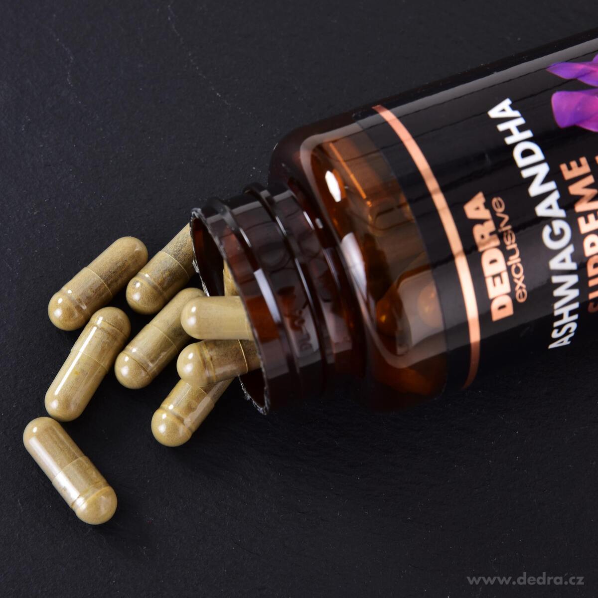ASHWAGANDHA 500 mg extract 10:1 (5 % withanolidů) | indický ženšen | adaptogen, duševní & kognitivní činnost, relaxace, energie & vitalita | 60 kapslí | 36 g