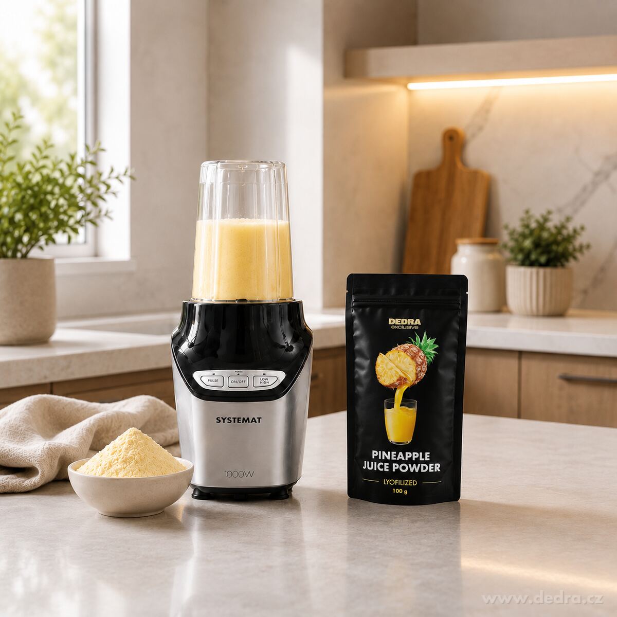 100% lyofilizovaný džus v prášku | ANANAS | široké využití | 100 g
