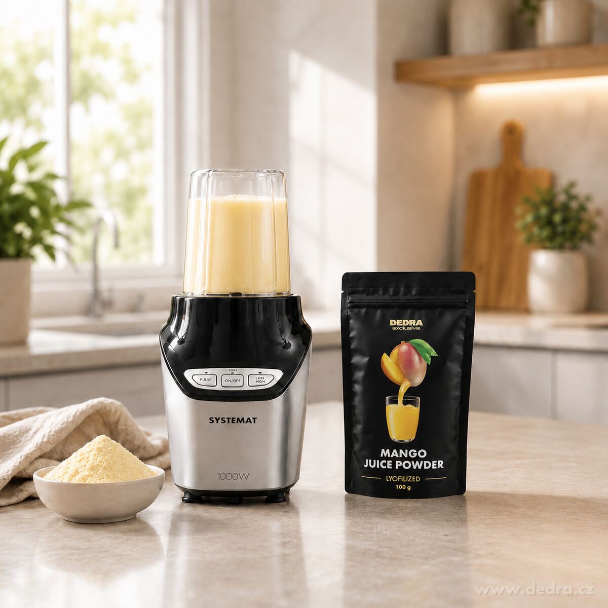 100% lyofilizovaný džus v prášku | MANGO | široké využití | 100 g