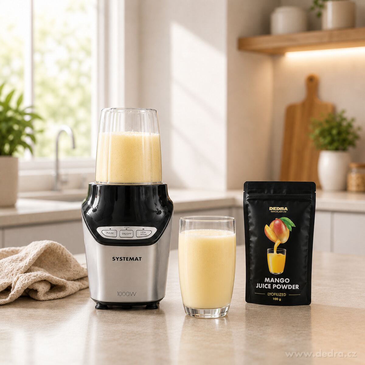 100% lyofilizovaný džus v prášku | MANGO | široké využití | 100 g