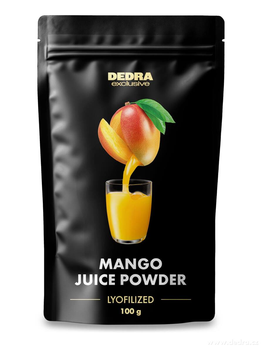 100% lyofilizovaný džus v prášku | MANGO | široké využití | 100 g