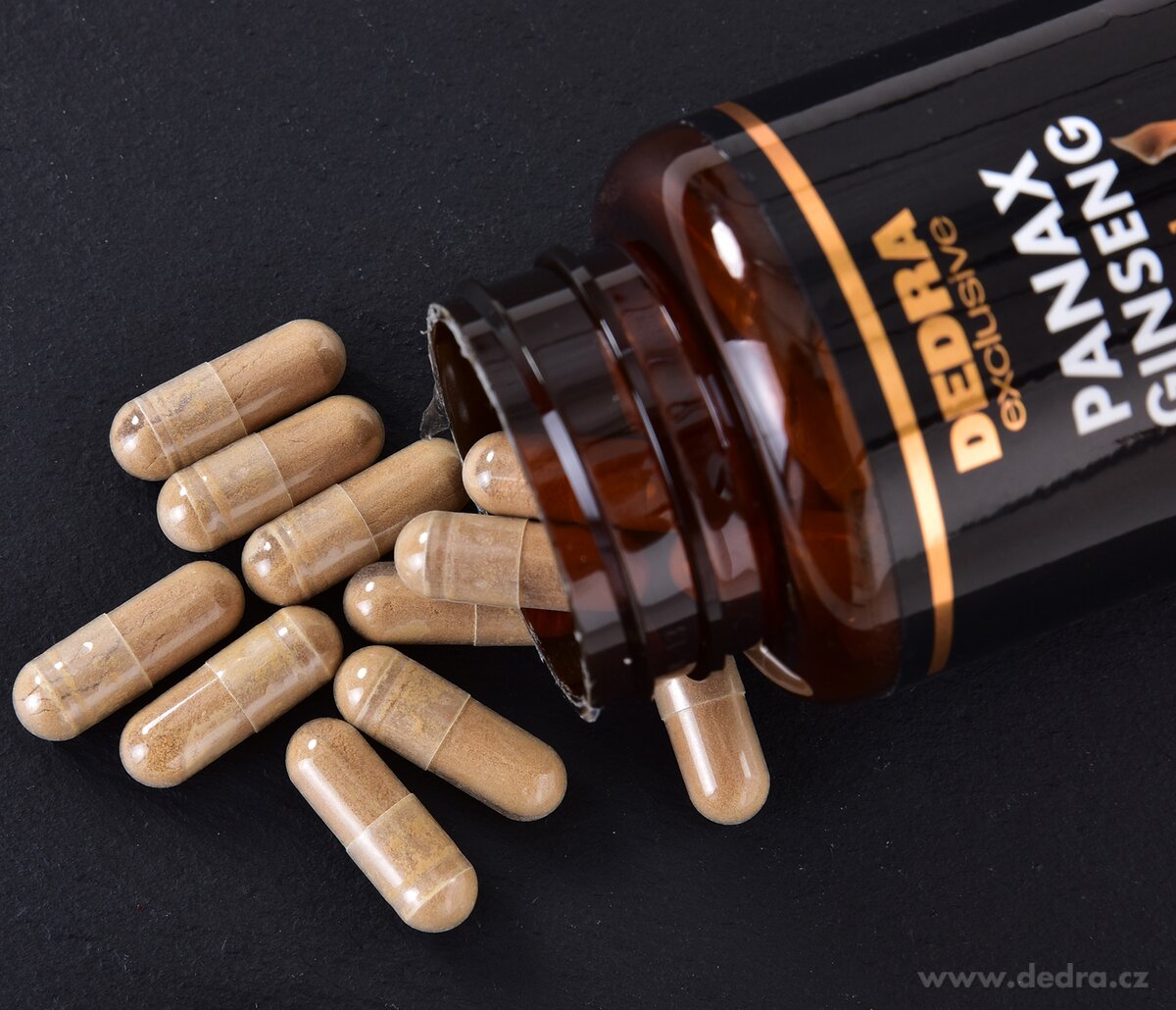 KOREJSKÝ ČERVENÝ ŽENŠEN | extrakt z kořene 10 : 1 | energie, vitalita & vytrvalost | 500 mg | 60 kapslí | 36 g