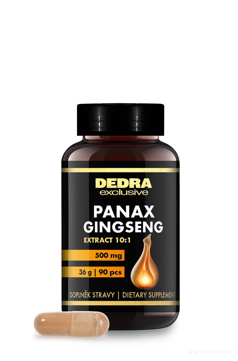 KOREJSKÝ ČERVENÝ ŽENŠEN | extrakt z kořene 10 : 1 | energie, vitalita & vytrvalost | 500 mg | 60 kapslí | 36 g