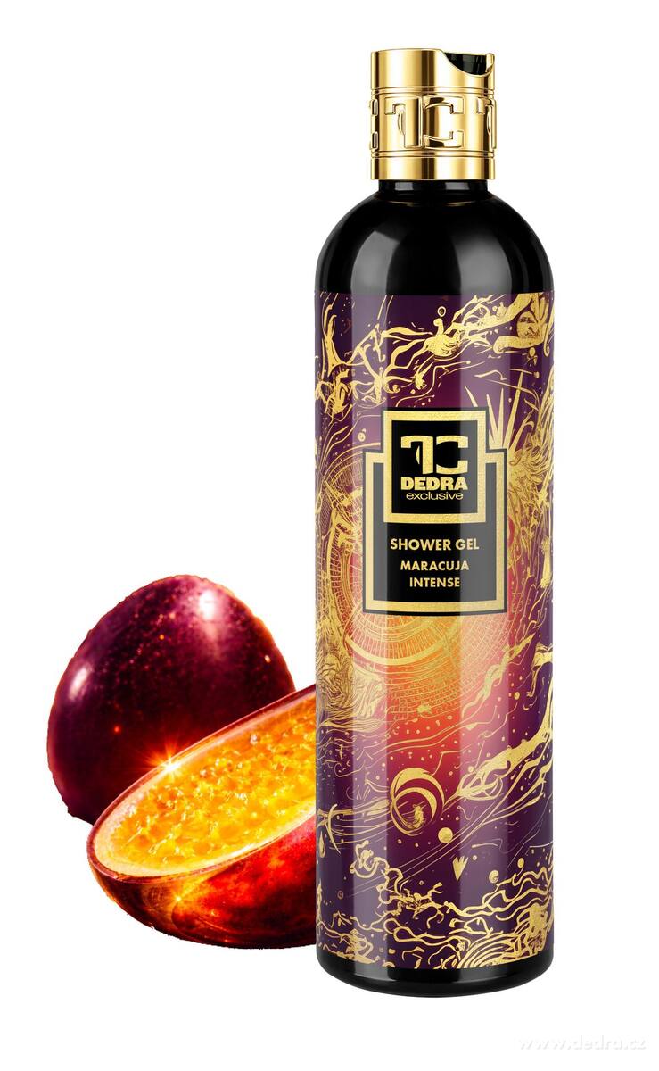 MARACUJA INTENSE | exkluzivní šetrný sprchový gel s glycerinem & Aloe vera | 320 ml | FC DEDRA exclusive