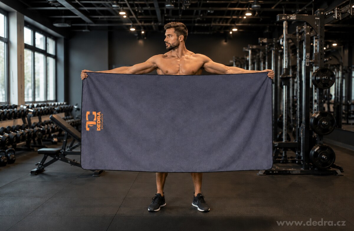 FITNESS OSUŠKA pro maximální komfort po sprchování, sportu nebo na cesty | rychleschnoucí mikrovlákno | 90 × 180 cm