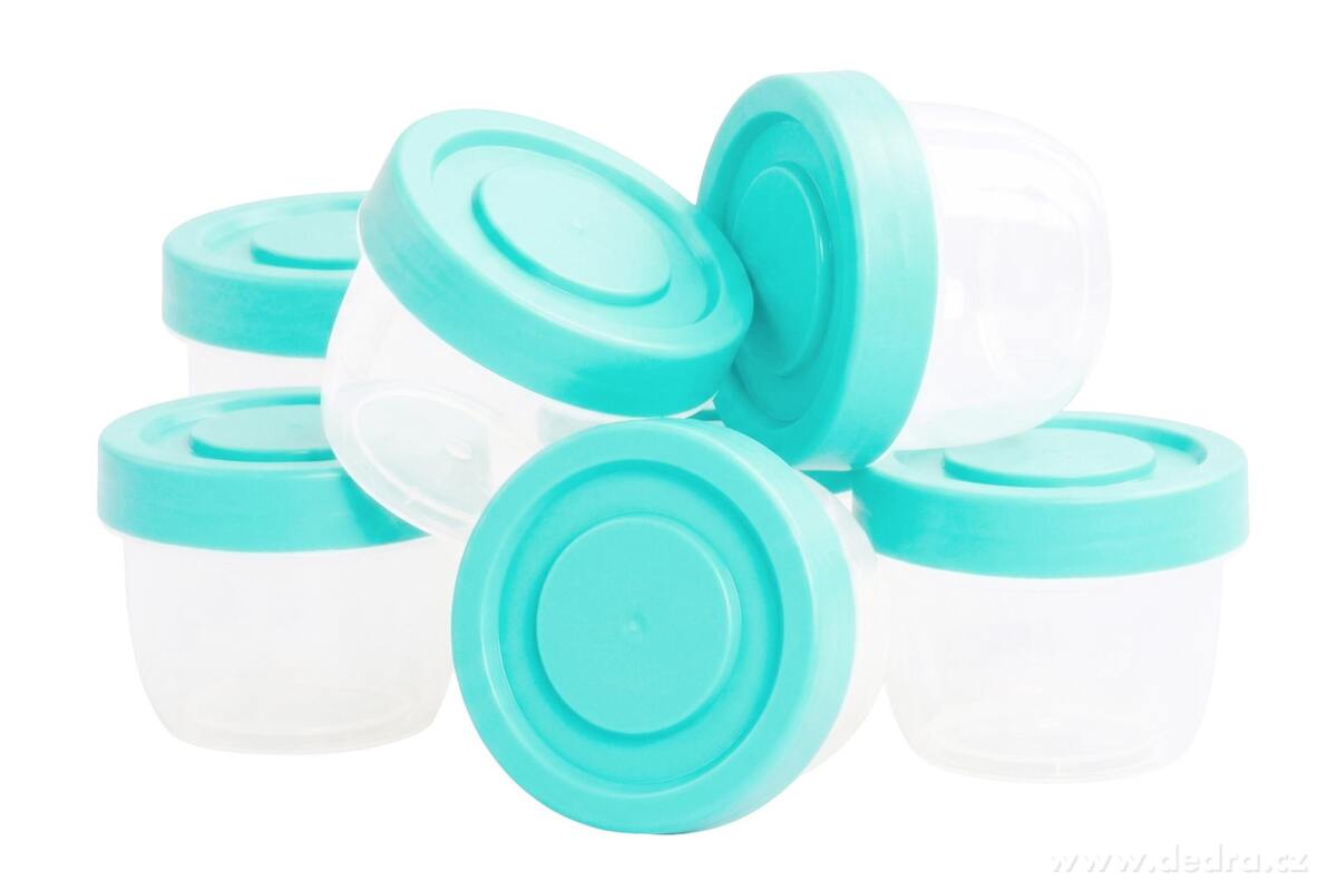 TURQUOISE BOX | sada 6 šroubovacích dóz | 50 ml