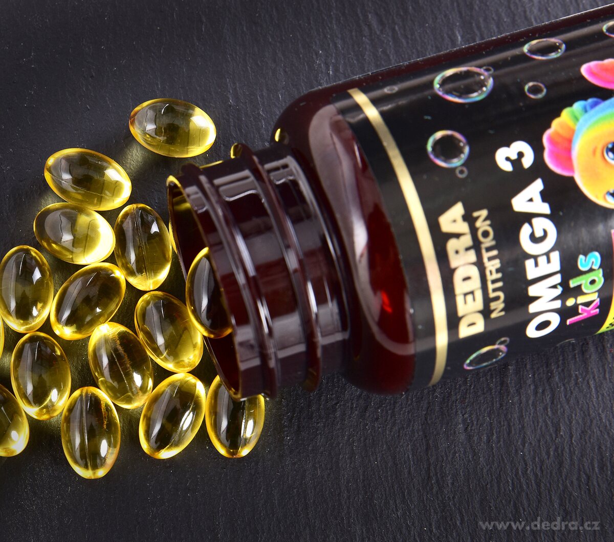 OMEGA 3 KIDS | omega-3 pro děti | EPA + DHA + vitamin E | od 3 let | 60 tobolek