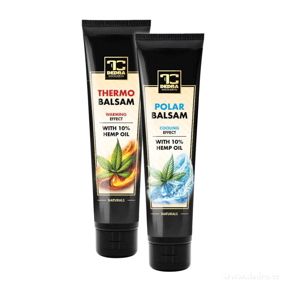 1+1 CHYTRÝ BALÍČEK | konopný balzám pro masáž pokožky | THERMO & POLAR | 240 ml