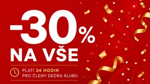 AKCE! Dnes 30% sleva na VŠE
