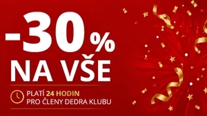Šťastné úterý je tady: Dnes 30 % sleva na VŠE!*