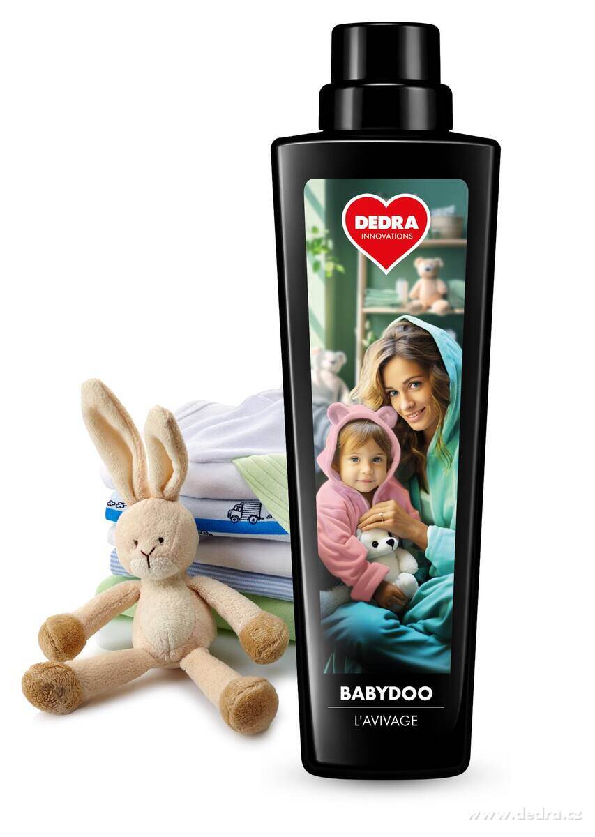 Sada KOMPLEXNÍ PRANÍ | Šetrný prací gel pro miminka & citlivou pokožku BABYDOO SENSITIVE PLUS + L'AVIVAGE avivážní kondicionér BABYDOO & ICE CREAM | 28 praní