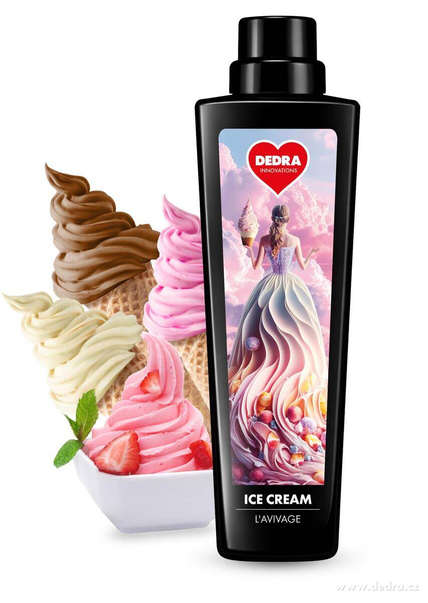 Sada KOMPLEXNÍ PRANÍ | Šetrný prací gel pro miminka & citlivou pokožku BABYDOO SENSITIVE PLUS + L'AVIVAGE avivážní kondicionér BABYDOO & ICE CREAM | 28 praní