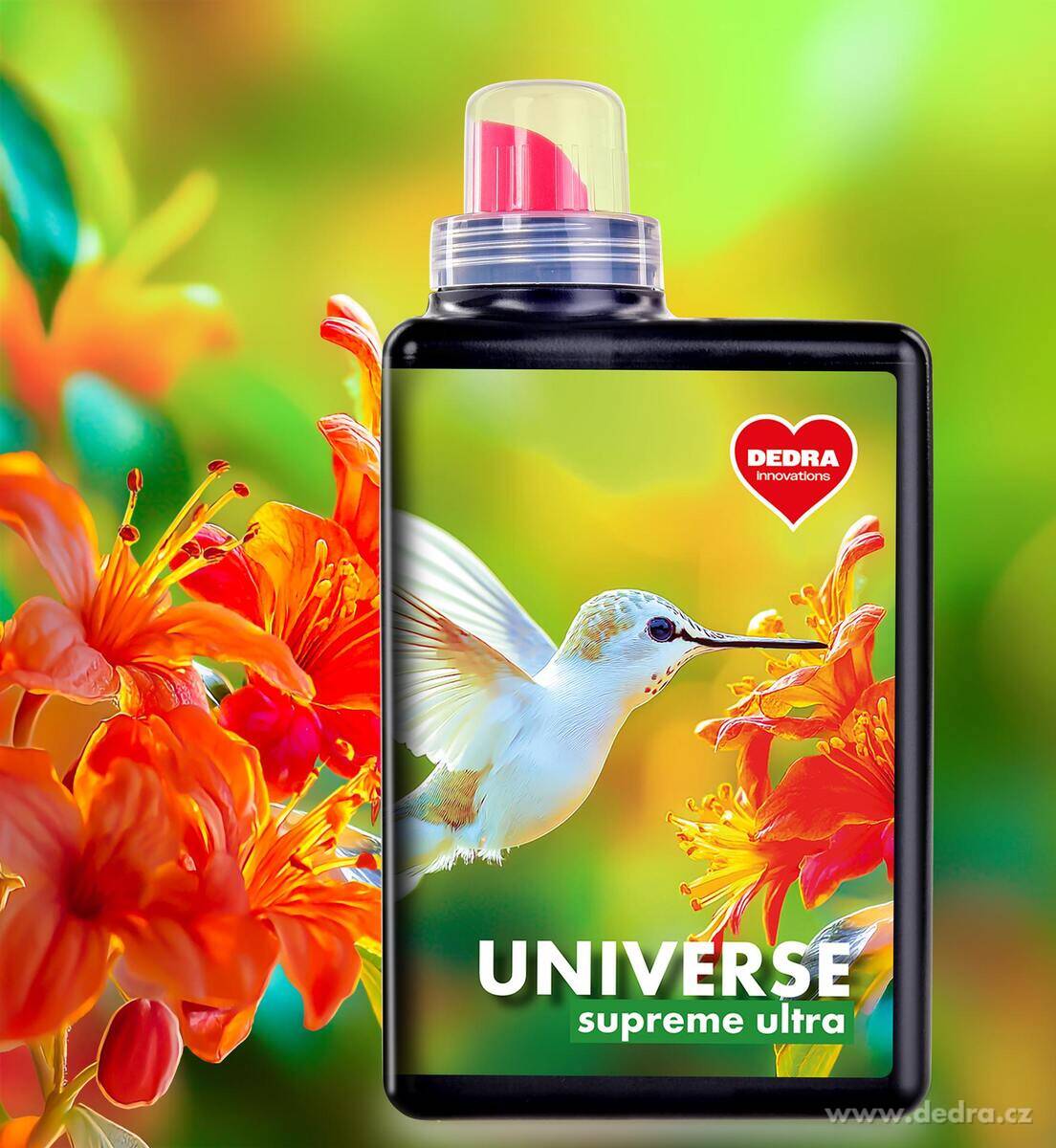 Sada KOMPLEXNÍ PRANÍ | Univerzální prací gel na bílé & barevné prádlo UNIVERSE SUPREME ULTRA + L'AVIVAGE avivážní kondicionér MANGO & ZAZEN | 28 praní