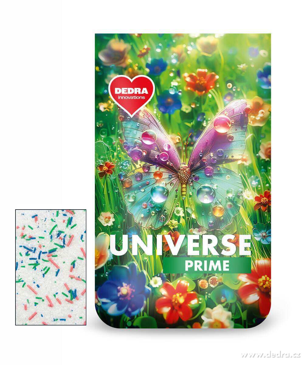 2× UNIVERSE PRIME | prací prášek na bílé & barevné prádlo | 100 praní