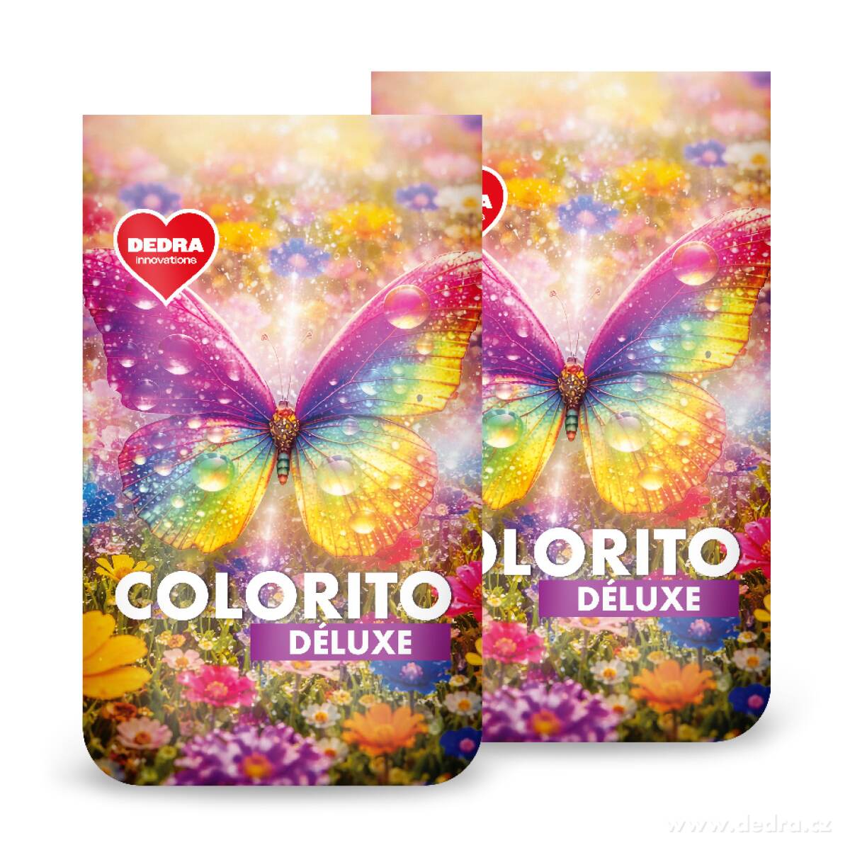 2× COLORITO DELUXE | prací prášek na barevné prádlo | 100 praní
