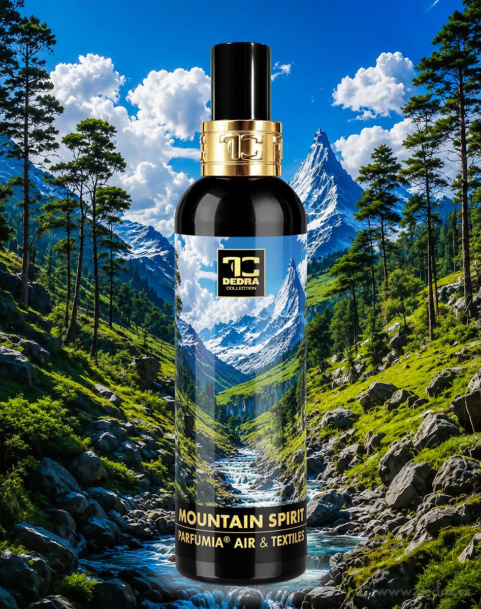 MOUNTAIN SPIRIT | Osvěžovač vzduchu & textilií | luxusní parfémový sprej | 200 ml