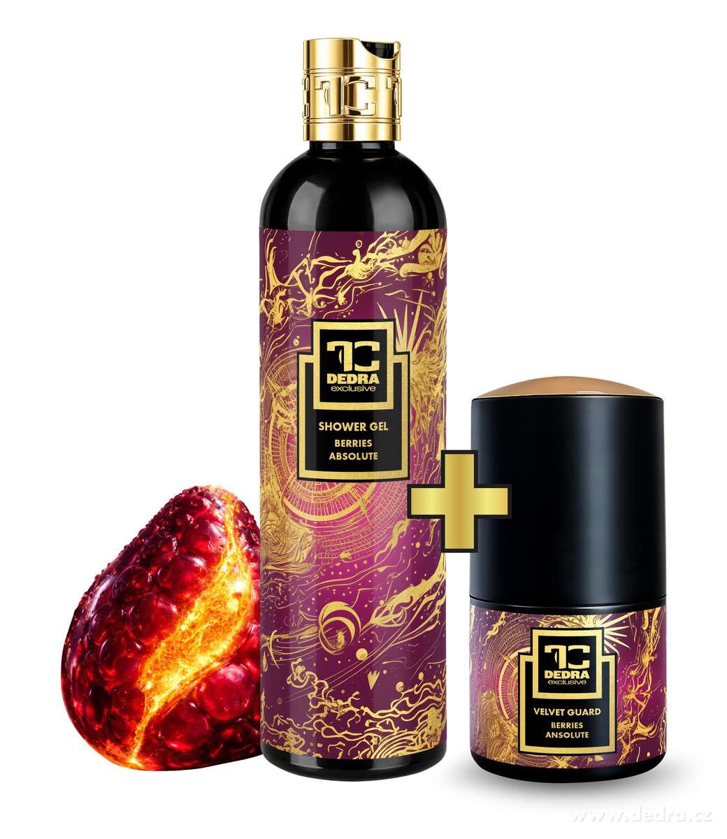 RITUÁL SVĚŽESTI | berries absolute | pro čistý projev bez rušivých tónů | šetrný sprchový gel & deodorant s phyto-antiperspiračním komplexem | 320 ml + 75 ml