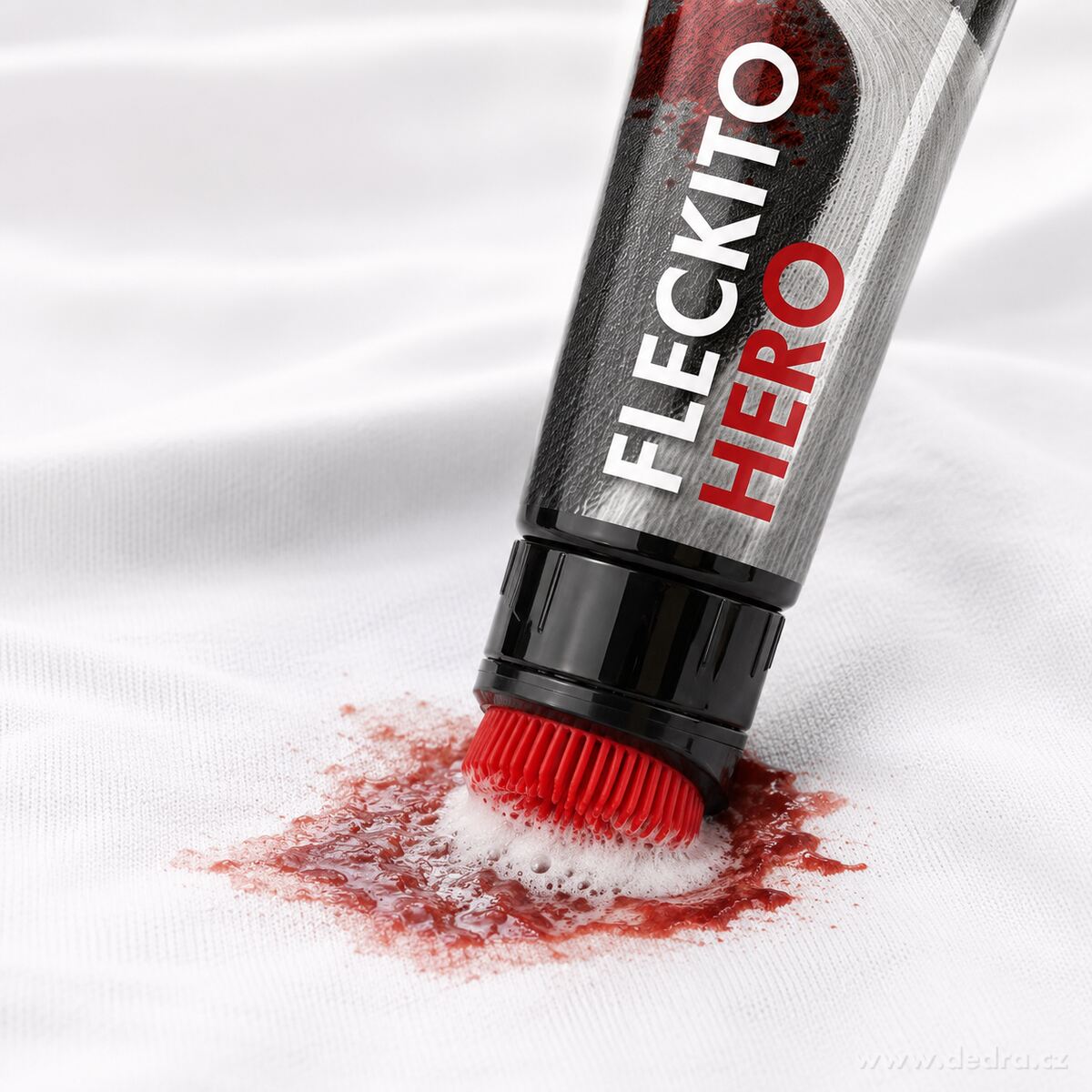 2× FLECKITO HERO | koncentrovaný enzymový odstraňovač skvrn s kartáčkem | 220 ml
