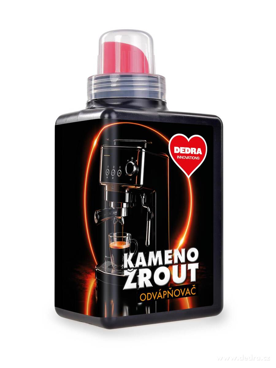 KAMENOŽROUT ODVÁPŇOVAČ | koncentrát pro kávovary, konvice & spotřebiče | až 10 použití | bez parfemace | 500 ml