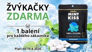 Akce! Získej ZDARMA xylitolové žvýkačky Akce! Získej ZDARMA xylitolové žvýkačky