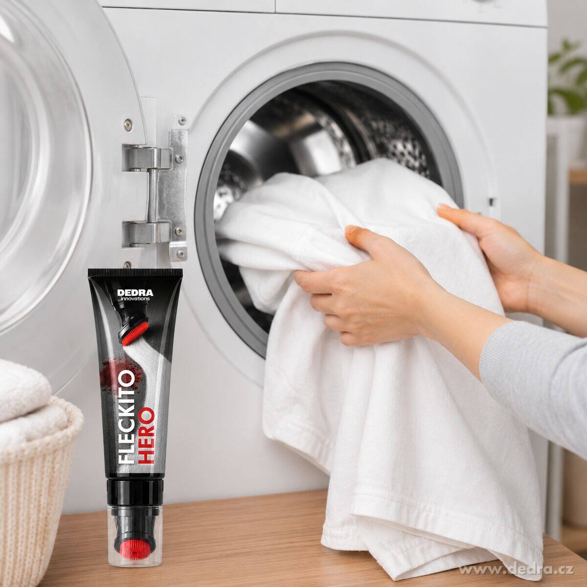 1+1 ZDARMA | FLECKITO | BIO gelový odstraňovač skvrn 1500 ml + HERO koncentrovaný enzymový odstraňovač skvrn s kartáčkem 110 ml