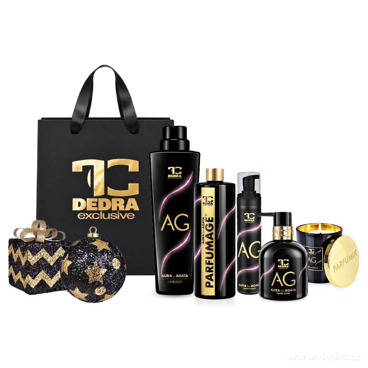VÁNOČNÍ POHLAZENÍ | AURA by AGATA | vánoční dárková sada 8 produktů