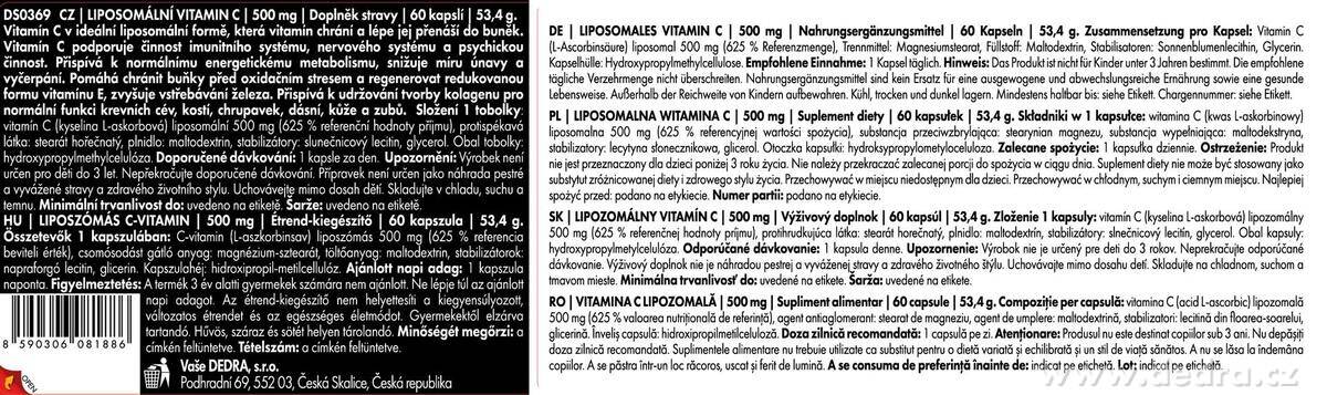 PRO IMUNITU | Dárková sada | IMUNO COMPLEX + LIPOSOMALNÍ VITAMIN C + dárková taška