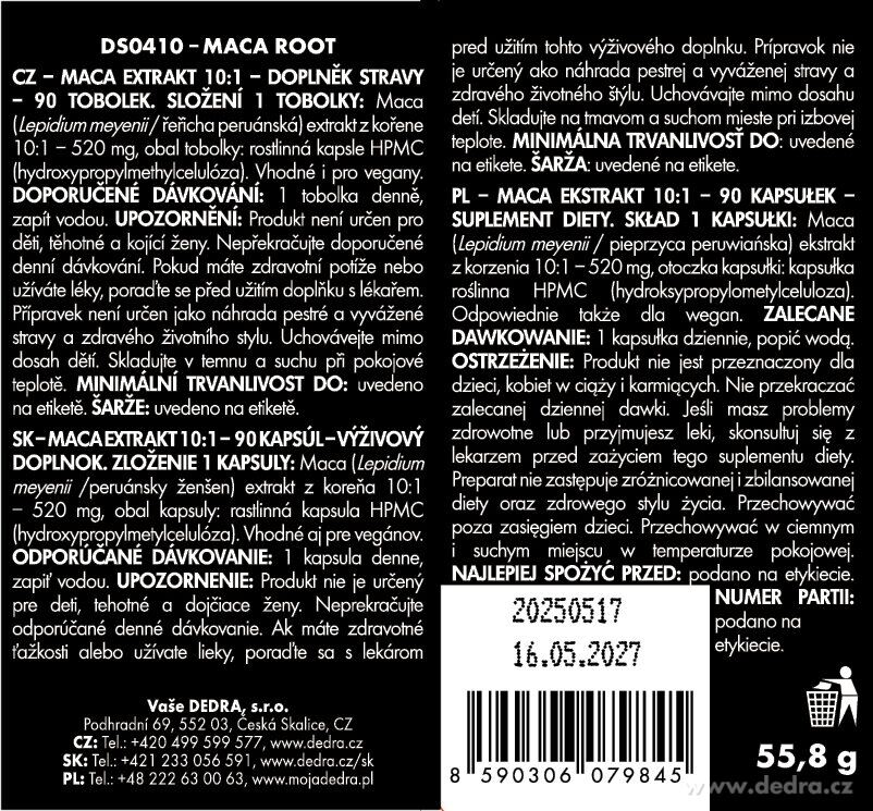 PRO MUŽE | Dárková sada | PROSTAMEN COMPLEX + MACA ROOT EXTRAKT + dárková taška