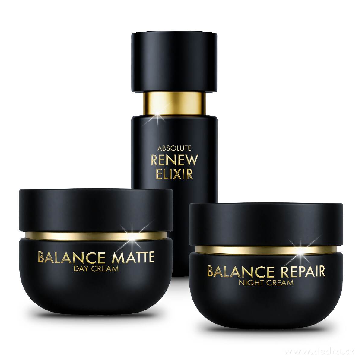 BALANCE KOMPLETNÍ RITUÁL | sérum, denní & noční krém pro smíšenou až mastnější pleť | 3× 50 ml