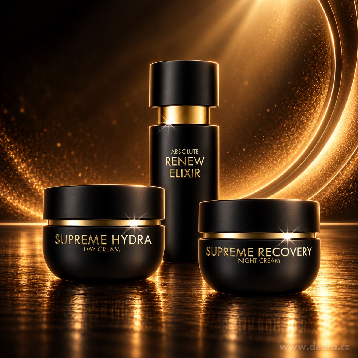 SUPREME KOMPLETNÍ RITUÁL | sérum, denní & noční krém pro normální až sušší pleť | 3× 50 ml