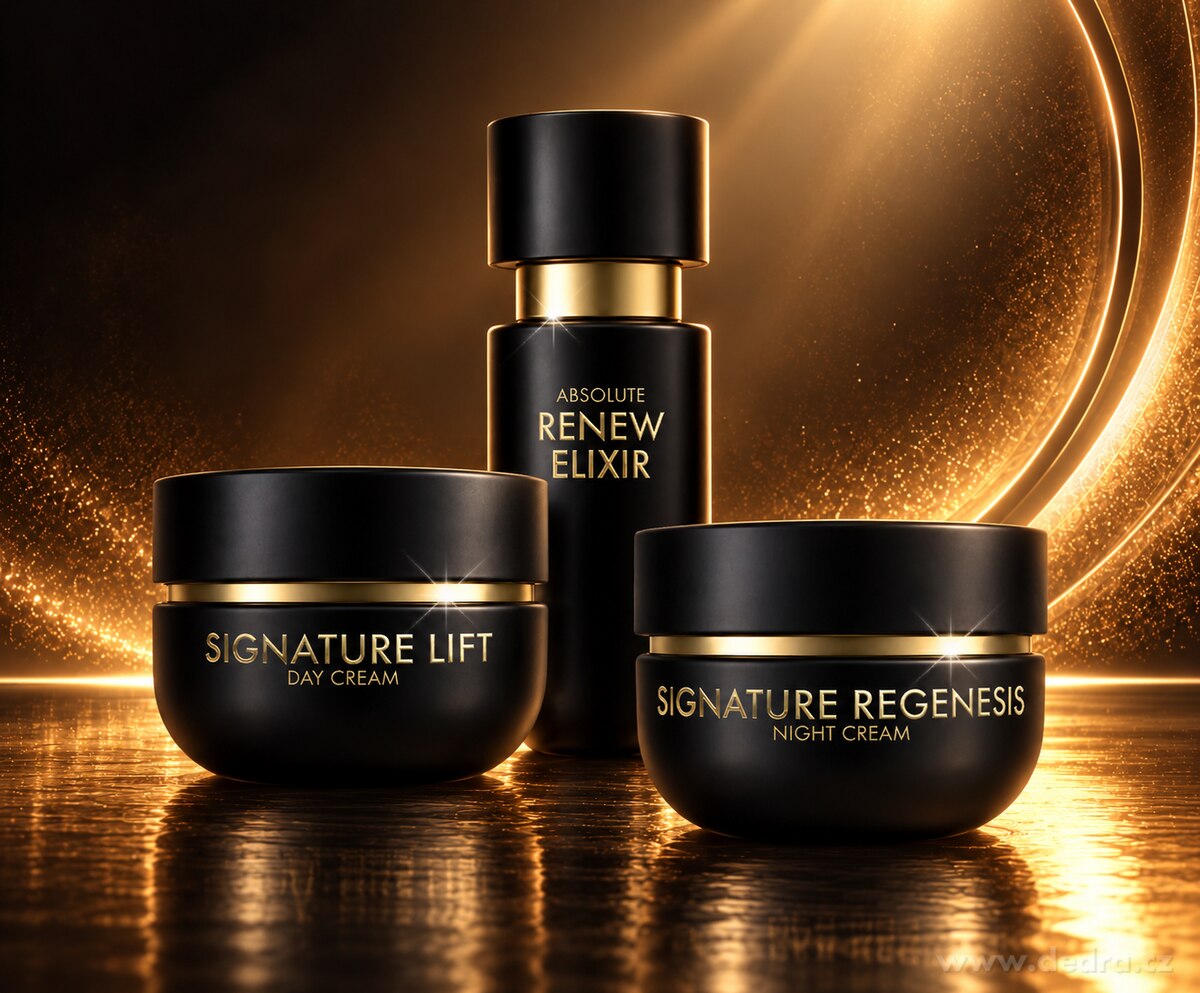 SIGNATURE KOMPLETNÍ RITUÁL | sérum, denní & noční krém pro zralejší a sušší pleť | 3× 50 ml