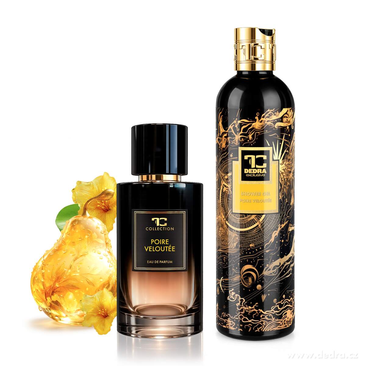 Sada SAMETOVÁ HRUŠKA | GOLD | EDP 100 ml + sprchový gel 320 ml ZDARMA