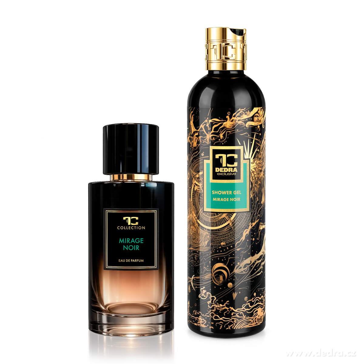 Sada MIRAGE NOIR | GOLD | EDP 100 ml + sprchový gel 320 ml ZDARMA