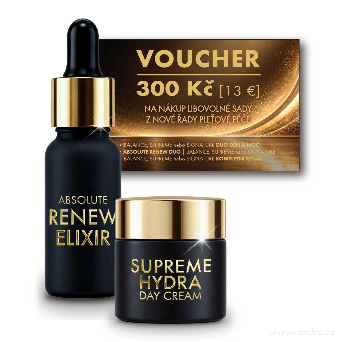 ABSOLUTE RENEW DISCOVERY SET | hydratační sérum & denní krém v mini formátu | 2× 10 ml