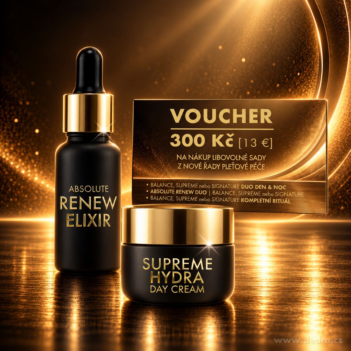 ABSOLUTE RENEW DISCOVERY SET | hydratační sérum & denní krém v mini formátu | 2× 10 ml