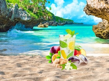 ZANZIBAR | Dárková sada | Aviváž + AQUATIX + XONOX SPA + votivní svíčka + 5 × XXL houbička