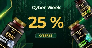 Pravidlá a podmienky akcie: CYBER WEEK – Zľava 25 % na vybrané výživové doplnky