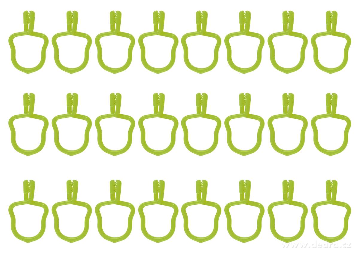 Sada 24 ks poutek 2v1 / klipsů na uzavírání sáčků