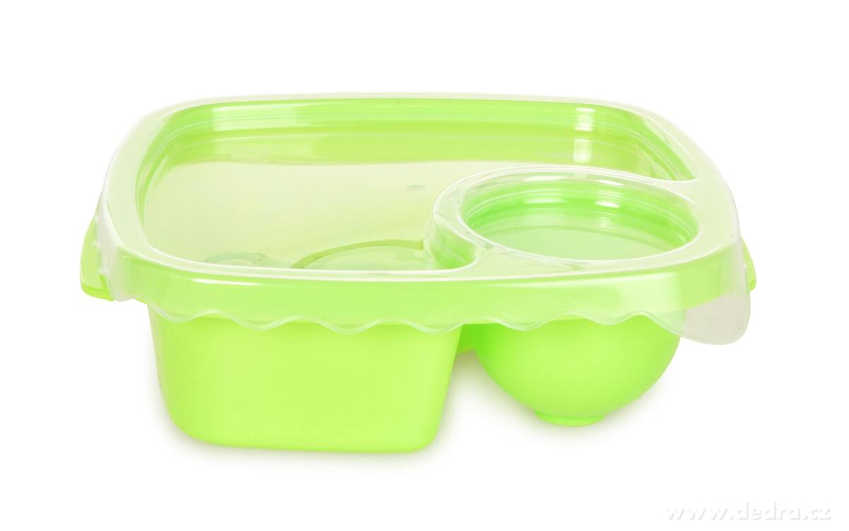 DUOBOX | dělená dóza na potraviny | 500 ml + 100 ml