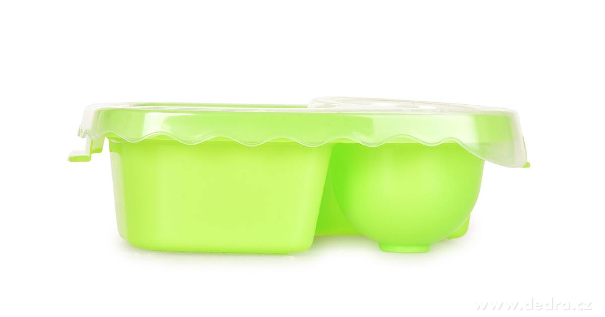 DUOBOX | dělená dóza na potraviny | 500 ml + 100 ml