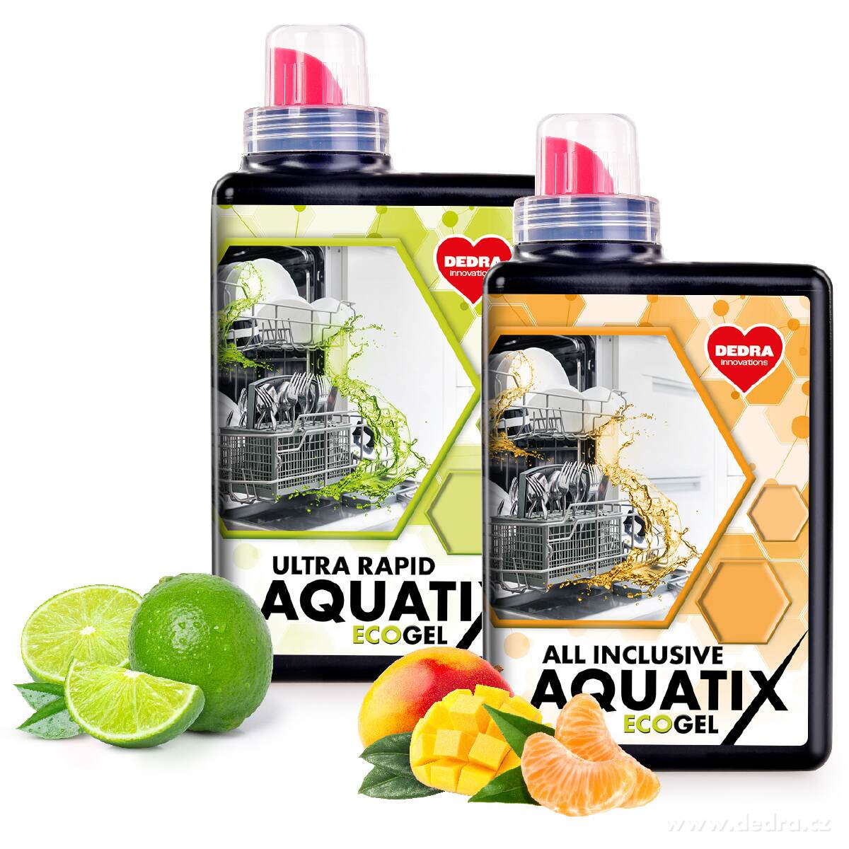 Sada AQUATIX 1+1 | gely do myčky | 115 mytí | ULTRA RAPID + ALL INCLUSIVE