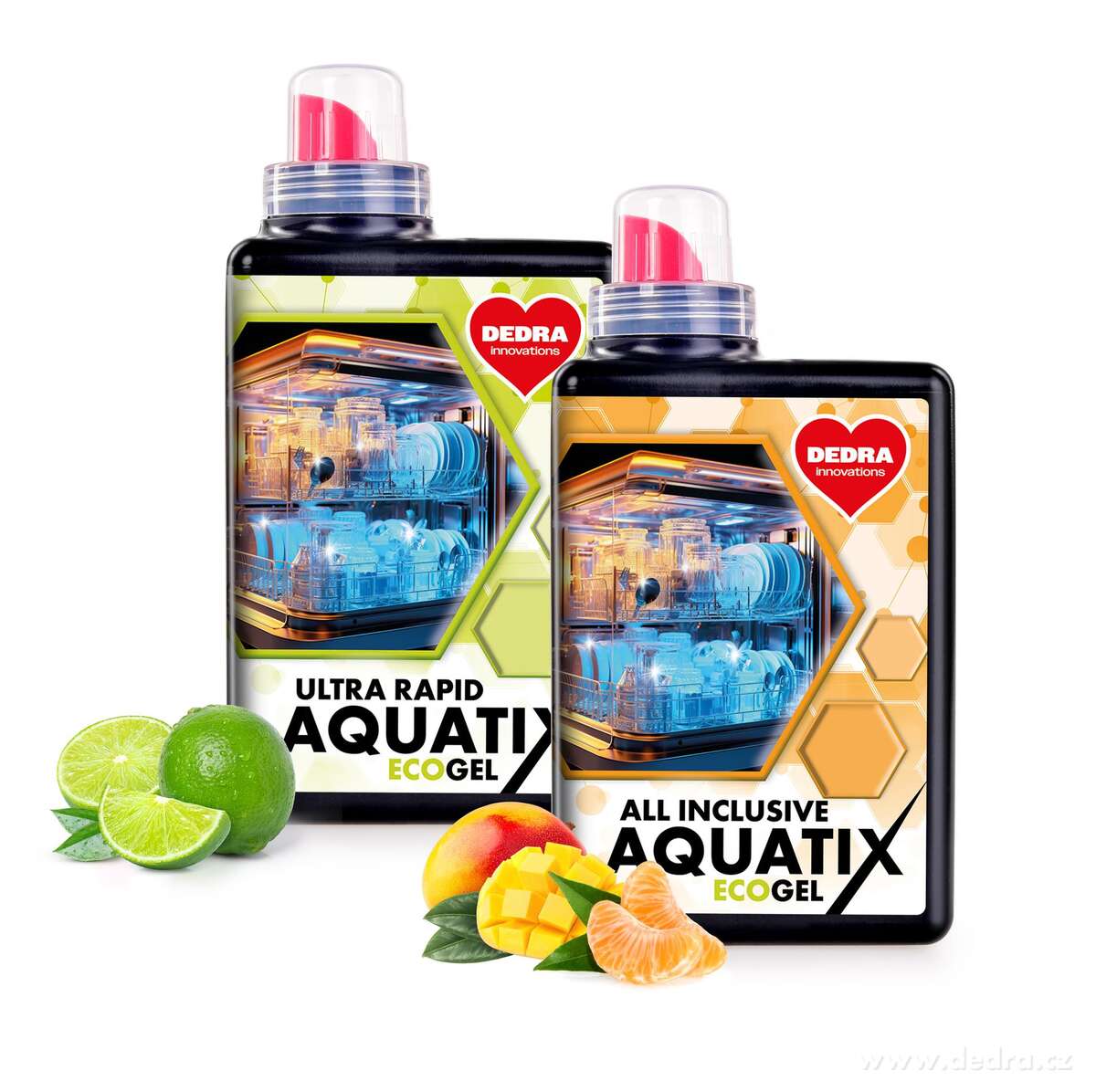 Sada AQUATIX | gely do myčky | ULTRA RAPID + ALL INCLUSIVE | 115 mytí