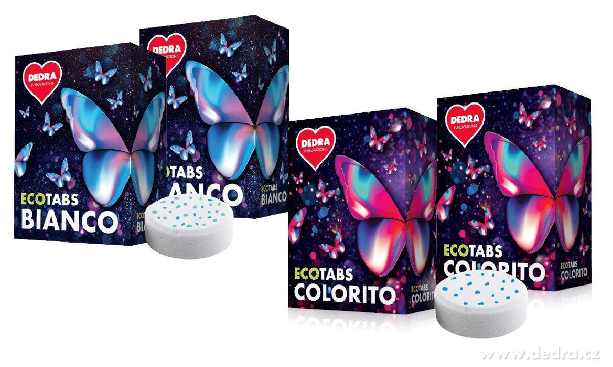 SADA BIANCO + COLORITO | Tablety na bílé a barevné prádlo | 104 praní