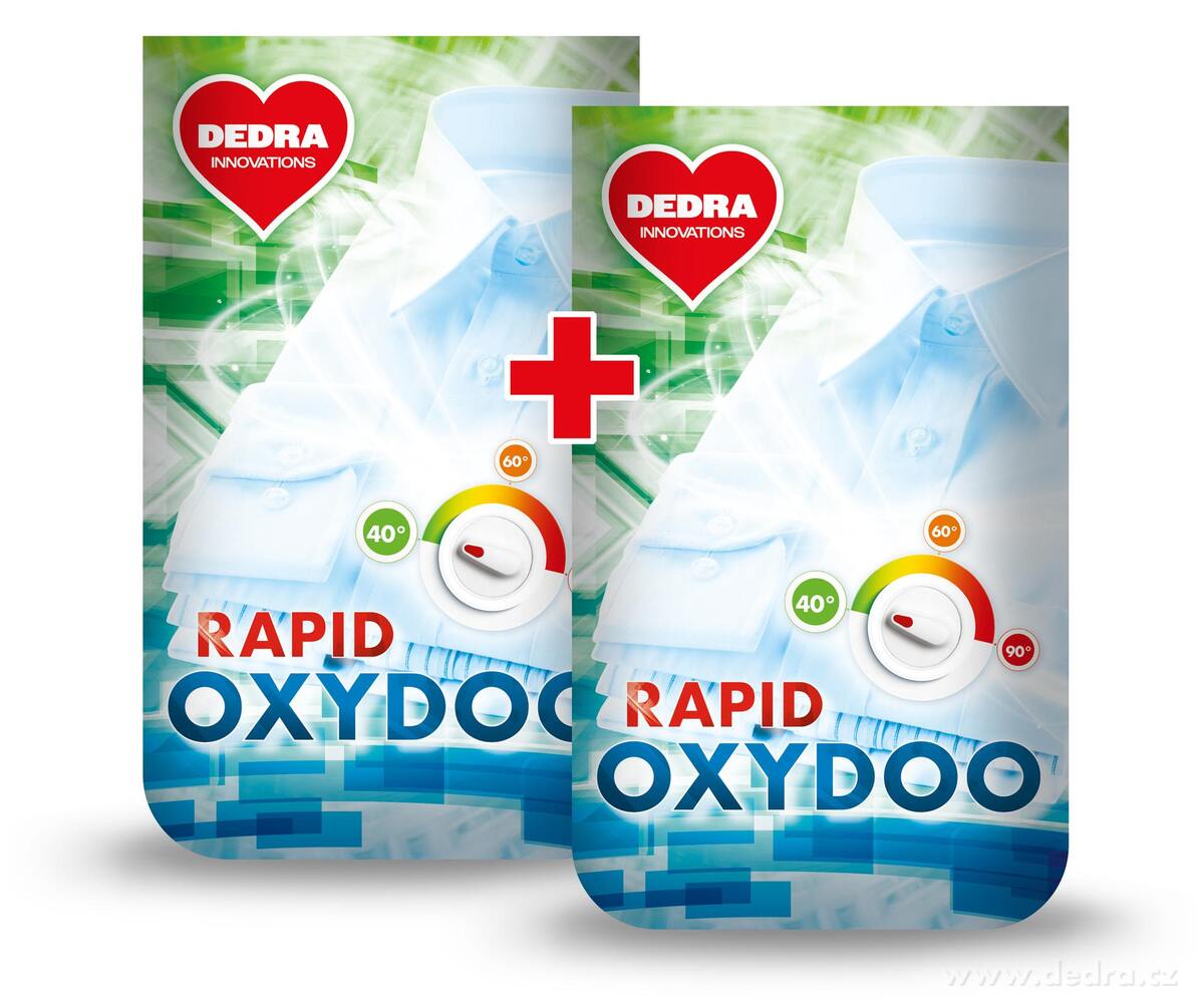 2× OXYDOO | Univerzální bělidlo & odstraňovač skvrn | RAPID | 2× 700 g