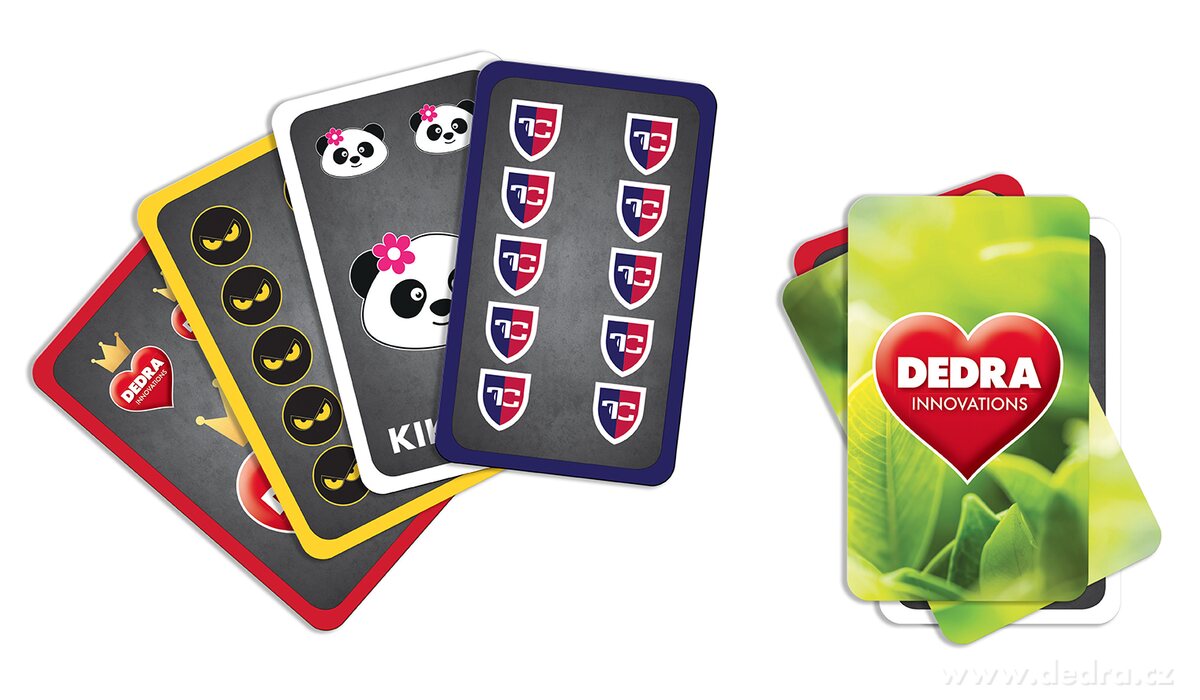 DEDRA | Hrací karty | 32 listů v plastové krabičce | prší, mariáš, oko bere & další