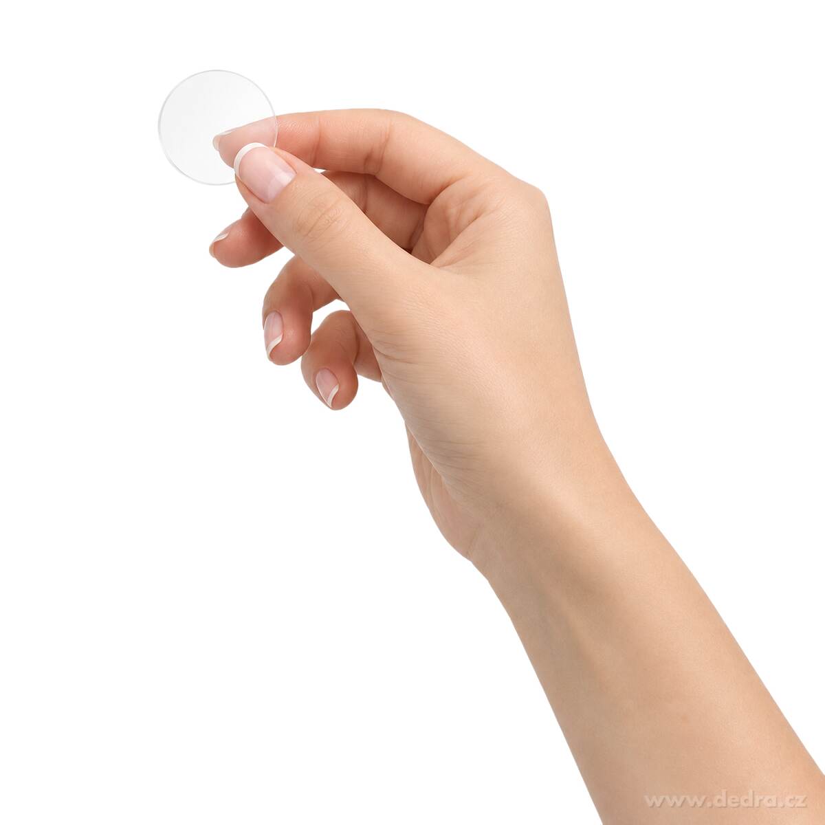 Transparentní lepicí KOLEČKA | 300 ks na roli | Ø 2,5 cm