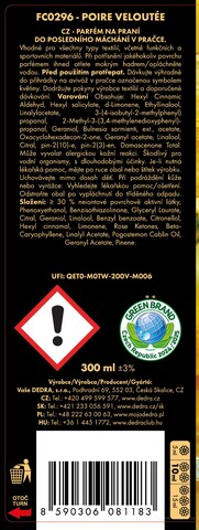 Etiketa k výrobku FC0296