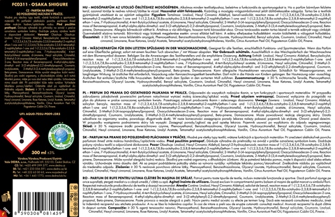 Etiketa k výrobku FC0311